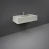 RAK Ceramics Precious 1000mm Wall Mounted Counter Wash Basin With 1th In Macaubus - PRECT10347101A