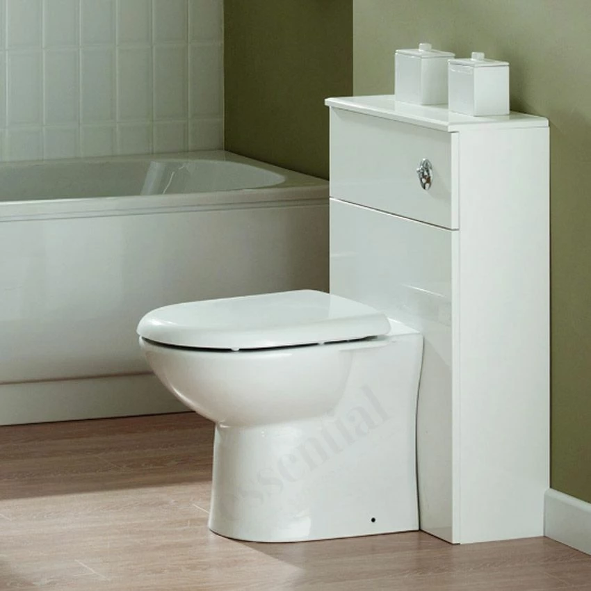 Essential Alaska 50cm Back To Wall WC Unit - EF118W 3 Essential Alaska 50cm Back To Wall WC Unit - EF118W - Image 3