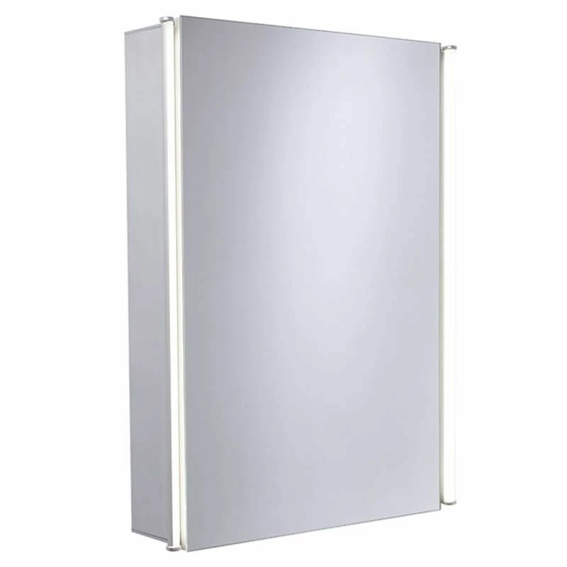 Essential Sleek Mirrored Bathroom Cabinet Single Door - 650 X 440mm - EM005 1 Essential Sleek Mirrored Bathroom Cabinet Single Door - 650 X 440mm - EM005