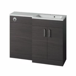 Essential Montana L-Shape 1000 Right Hand Vanity Unit - Urban Grey - EFP901UG