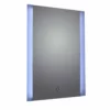 Frontline Ashbourne Bathroom Mirror LED Frosted Side Lights, Demister & Touch Switch 700 X 500mm - F01646