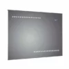 Frontline Quay LED Bevel Edged Bathroom Mirror, Digital Clock & Demister 600 X 800mm - F01665