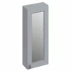 Burlington 300mm One Door Mirror Cabinet - Grey - F3MG