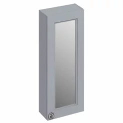 Burlington 300mm One Door Mirror Cabinet - Grey - F3MG