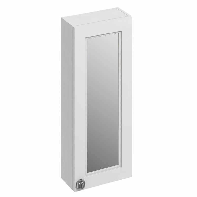 Burlington 300mm One Door Mirror Cabinet - Matt White - F3MW 1 Burlington 300mm One Door Mirror Cabinet - Matt White - F3MW