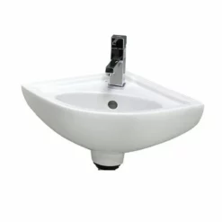 RAK Ceramics Compact Corner Basin 2 Tap Holes - CO2701AWHA