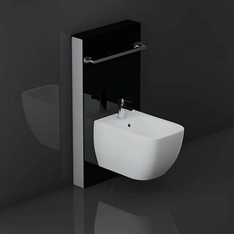 RAK Ceramics Obelisk Cistern Cabinet For Wall Hung Bidet In Black - FS04RAKCAB02 1 RAK Ceramics Obelisk Cistern Cabinet For Wall Hung Bidet In Black - FS04RAKCAB02