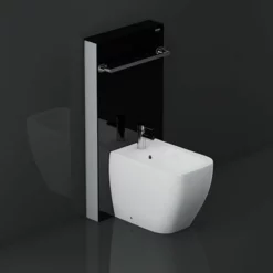 RAK Ceramics Obelisk Cistern Cabinet For Back To Wall Bidet In Black - FS12RAKCAB02