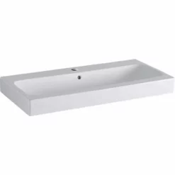 Geberit ICon Countertop Basin 1 Tap Hole 900mm - White - 124090000