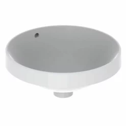 Geberit Variform 400mm Round Countertop Basin 0 Taphole With Visible Overflow - 500.700.01.2