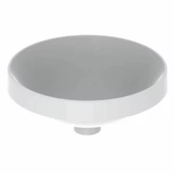 Geberit Variform 400mm Round Countertop Basin 0 Taphole Without Visible Overflow - 500.702.01.2
