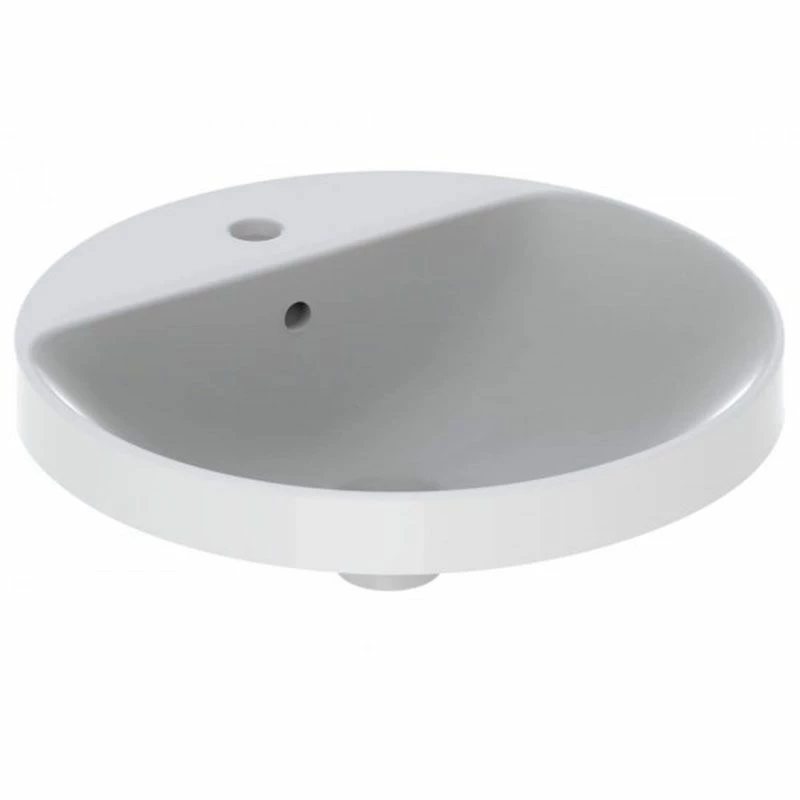Geberit Variform 480mm Round Countertop Basin 1 Taphole Without Visible Overflow - 500.706.01.2 1 Geberit Variform 480mm Round Countertop Basin 1 Taphole Without Visible Overflow - 500.706.01.2