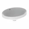 Geberit Variform 500 X 400mm Oval Countertop Basin 0 Taphole With Visible Overflow - 500.708.01.2