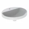 Geberit Variform 500 X 450mm Oval Countertop Basin 1 Taphole Without Visible Overflow - 500.712.01.2