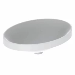 Geberit Variform 550 X 400mm Oval Countertop Basin 0 Taphole Without Visible Overflow - 500.718.01.2