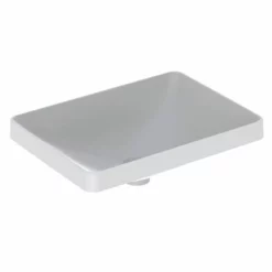 Geberit Variform 550 X 400mm Rectangular Countertop Basin 0 Taphole Without Visible Overflow - 500.738.01.2