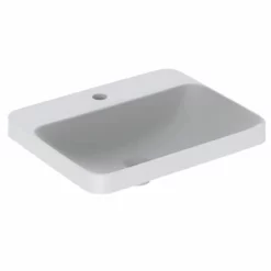 Geberit Variform 550 X 450mm Rectangular Countertop Basin 1 Taphole Without Visible Overflow - 500.742.01.2