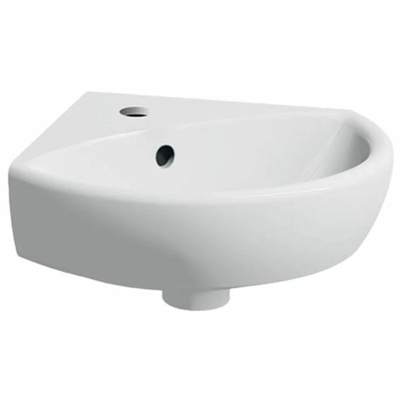 Geberit Selnova Corner Washbasin 590mm - 1 Tap Hole - 501.050.00.7 1 Geberit Selnova Corner Washbasin 590mm - 1 Tap Hole - 501.050.00.7