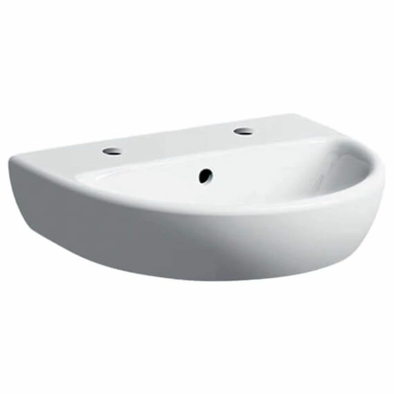 Geberit Selnova Washbasin 450mm - 2 Tap Holes - 501.409.00.6 1 Geberit Selnova Washbasin 450mm - 2 Tap Holes - 501.409.00.6