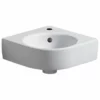 Geberit Selnova Compact Corner Basin 695mm - 1 Tap Hole - 501.508.00.7