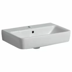 Geberit Selnova Compact Washbasin 550mm - 1 Tap Hole - 501.509.00.6