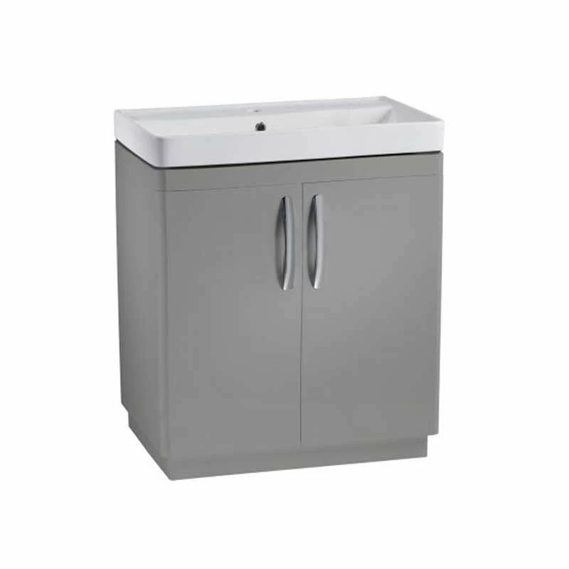 Tavistock Compass 800mm Freestanding Unit - Gloss Light Grey - CM800FG 1 Tavistock Compass 800mm Freestanding Unit - Gloss Light Grey - CM800FG