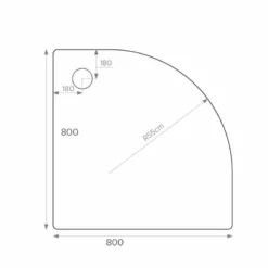JT Ultracast Shower Tray 800 Quad With 2 Ups - A80Q120 5 JT Ultracast Shower Tray 800 Quad With 2 Ups - A80Q120 -IDEAL STANDARD Shop just trays ultracast a80q120 dimensions