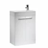 Tavistock Kobe 560mm Freestanding Unit & Basin 1TH - Gloss White K56FW