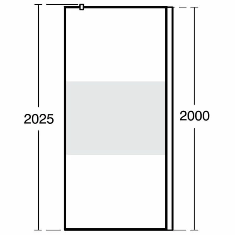 Ideal Standard Synergy Modesty Wetroom Panel 900mm - L6203EO 4 Ideal Standard Synergy Modesty Wetroom Panel 900mm - L6203EO - Image 4
