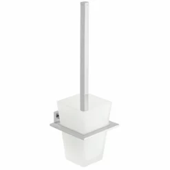 Vado Level Toilet Brush And Holder Wall Mounted - Chrome - LEV-188-C/P