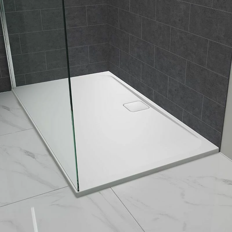 Merlyn Level 25 Rectangular Shower Tray With 90mm Fast Flow Waste & Cover - White - 1500 X 800mm - L158RT 1 Merlyn Level 25 Rectangular Shower Tray With 90mm Fast Flow Waste & Cover - White - 1500 X 800mm - L158RT