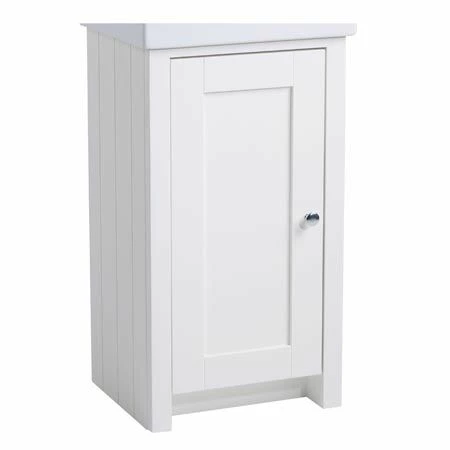 Tavistock Lansdown 400mm Cloakroom Unit - Linen White LAN400C.LW 1 Tavistock Lansdown 400mm Cloakroom Unit - Linen White LAN400C.LW