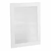 Tavistock Lansdown 570mm Wooden Framed Mirror - Linen White LAN600M.LW