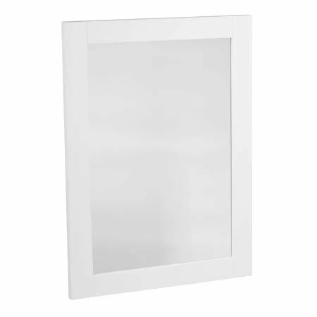 Tavistock Lansdown 570mm Wooden Framed Mirror - Linen White LAN600M.LW 1 Tavistock Lansdown 570mm Wooden Framed Mirror - Linen White LAN600M.LW