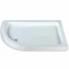 MX Classic Offset Quadrant Gel Coated Left Hand Shower Tray 900mm X 800mm - TNM