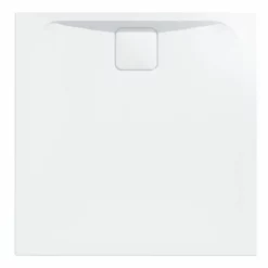 Merlyn Level 25 Square Shower Tray With 90mm Fast Flow Waste & Cover - White - 900 X 900mm - L90SQ