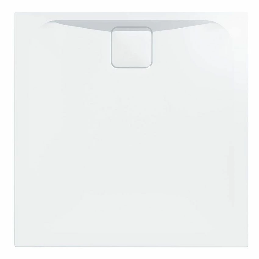 Merlyn Level 25 Square Shower Tray With 90mm Fast Flow Waste & Cover - White - 900 X 900mm - L90SQ 1 Merlyn Level 25 Square Shower Tray With 90mm Fast Flow Waste & Cover - White - 900 X 900mm - L90SQ