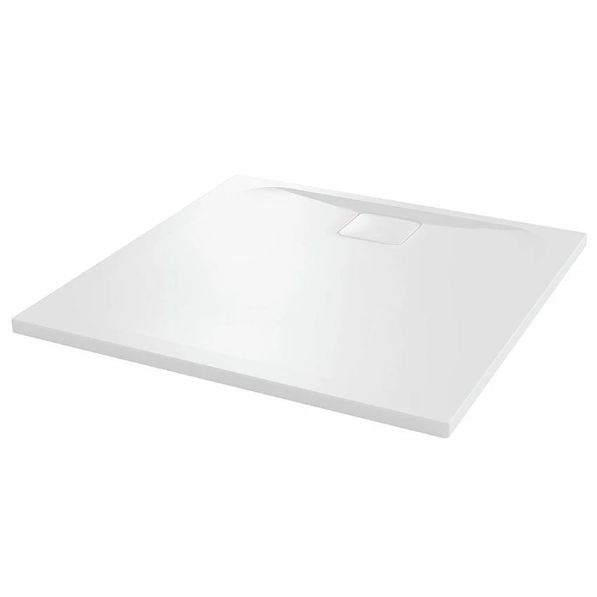 Merlyn Level 25 Square Shower Tray With 90mm Fast Flow Waste & Cover - White - 900 X 900mm - L90SQ 2 Merlyn Level 25 Square Shower Tray With 90mm Fast Flow Waste & Cover - White - 900 X 900mm - L90SQ - Image 2