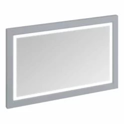 Burlington 1200 X 750mm Bathroom Framed Mirror With LED Illumination - Grey - M12MG