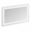 Burlington 1200 X 750mm Bathroom Framed Mirror With LED Illumination - Matt White - M12MW