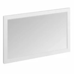 Burlington 1200 X 750mm Bathroom Framed Mirror - Matt White - M12OW