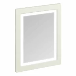 Burlington 600 X 750mm Bathroom Framed Mirror With LED Illumination - Sand - M6MS