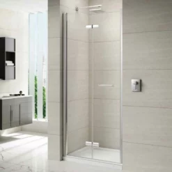 Merlyn 8 Series Frameless Hinged Bifold Shower Door 1000mm - M87231
