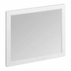 Burlington 900 X 750mm Bathroom Framed Mirror - Matt White - M9OW