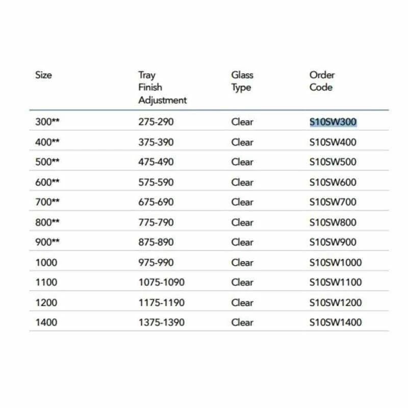 Merlyn 10 Series Shower Wall With Wall Profile Only 400mm - S10SW400 4 Merlyn 10 Series Shower Wall With Wall Profile Only 400mm - S10SW400 - Image 4