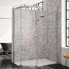 Merlyn 10 Series 1 Door Offset Quadrant Shower Enclosure Left Hand With Tray 1200 X 900mm - MS103241CL