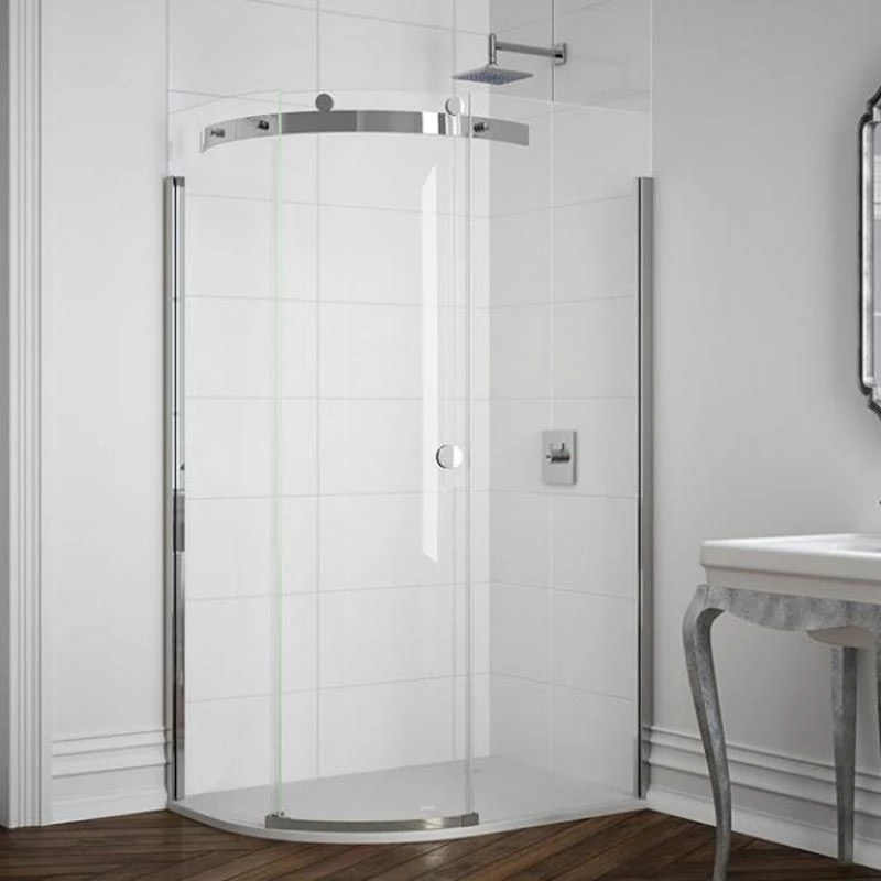Merlyn 10 Series 1 Door Offset Quadrant Shower Enclosure Left Hand With Tray 1200 X 900mm - MS103241CL 2 Merlyn 10 Series 1 Door Offset Quadrant Shower Enclosure Left Hand With Tray 1200 X 900mm - MS103241CL - Image 2