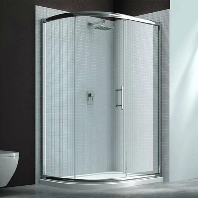Merlyn 6 Series 1 Door Offset Quadrant Left Hand With Merlyn MStone Tray 1200 X 800mm - MS63243L 1 Merlyn 6 Series 1 Door Offset Quadrant Left Hand With Merlyn MStone Tray 1200 X 800mm - MS63243L