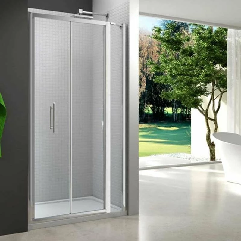 Merlyn 6 Series Bifold And Inline Panel - 760/800mm Shower Door 930-1005mm - M67211P2H 1 Merlyn 6 Series Bifold And Inline Panel - 760/800mm Shower Door 930-1005mm - M67211P2H