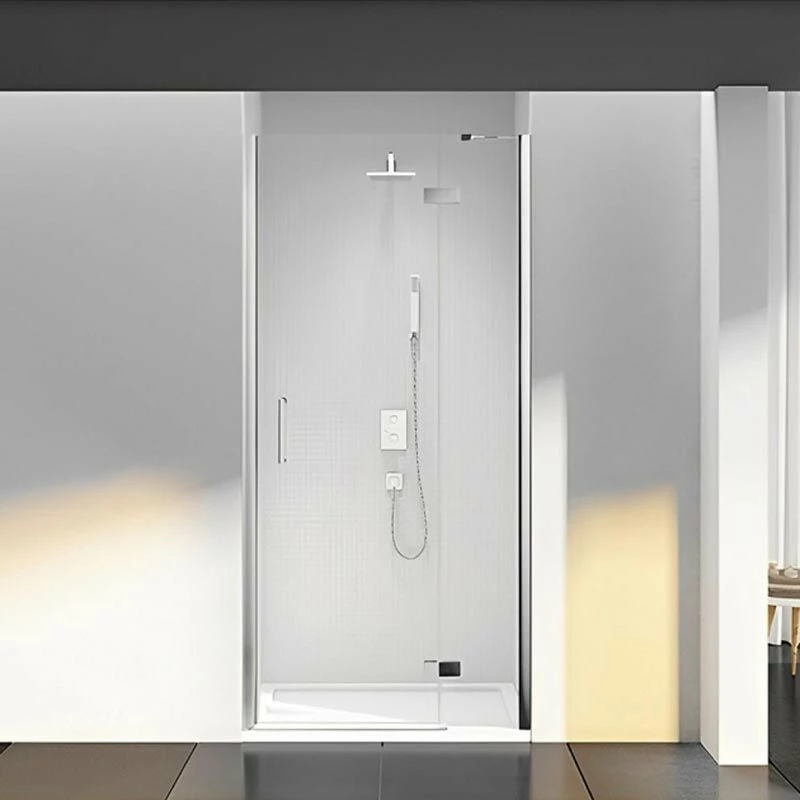 Merlyn 6 Series Frameless Hinge & Inline Recess Shower Door With Tray 760mm - S6FB760REC 2 Merlyn 6 Series Frameless Hinge & Inline Recess Shower Door With Tray 760mm - S6FB760REC - Image 2